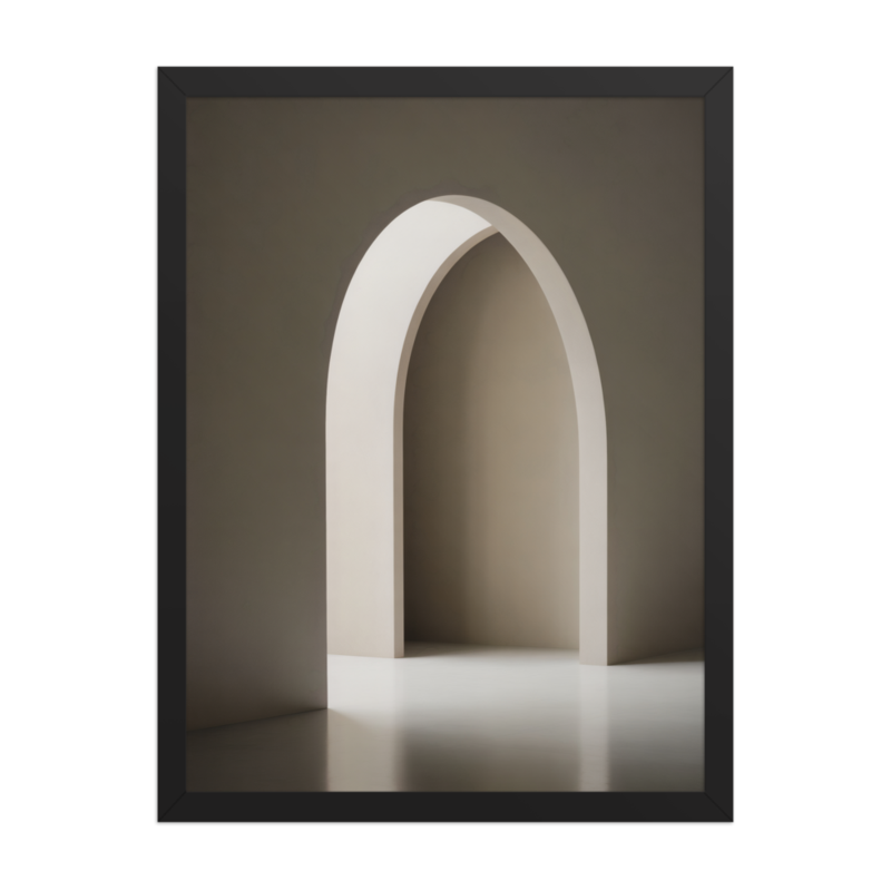 Silent Gate Calming Framed Poster