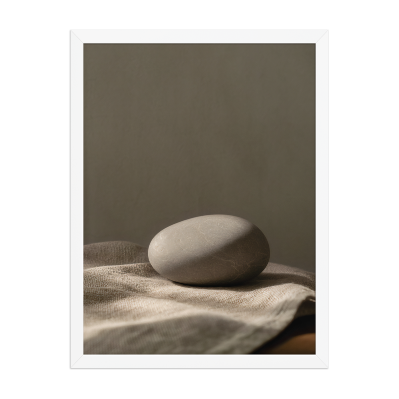 Echo Stone Minimalist Framed Poster