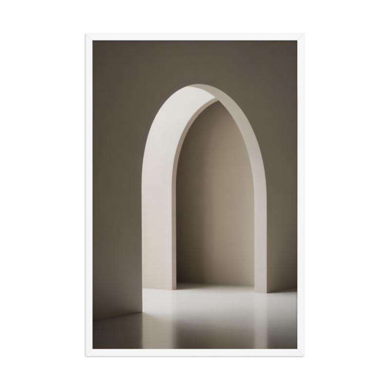 Silent Gate Calming Framed Poster