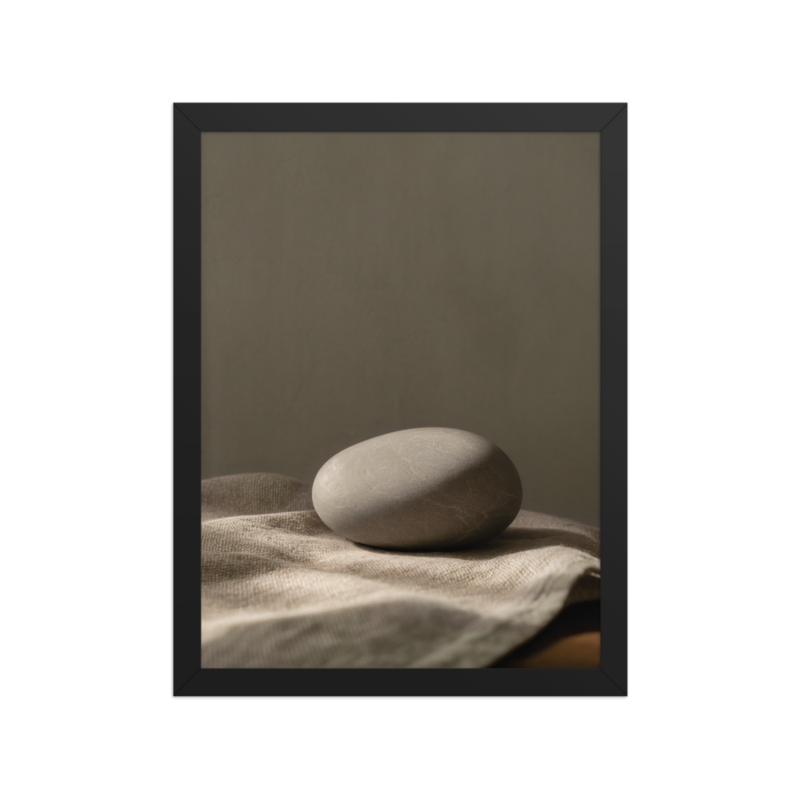 Echo Stone Minimalist Framed Poster
