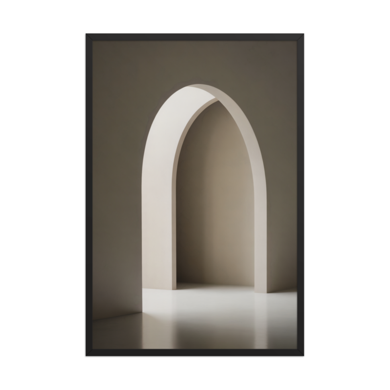 Silent Gate Calming Framed Poster