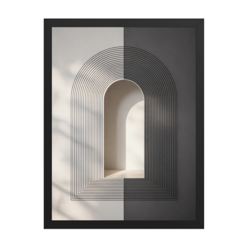 Serene Infinity Framed Poster