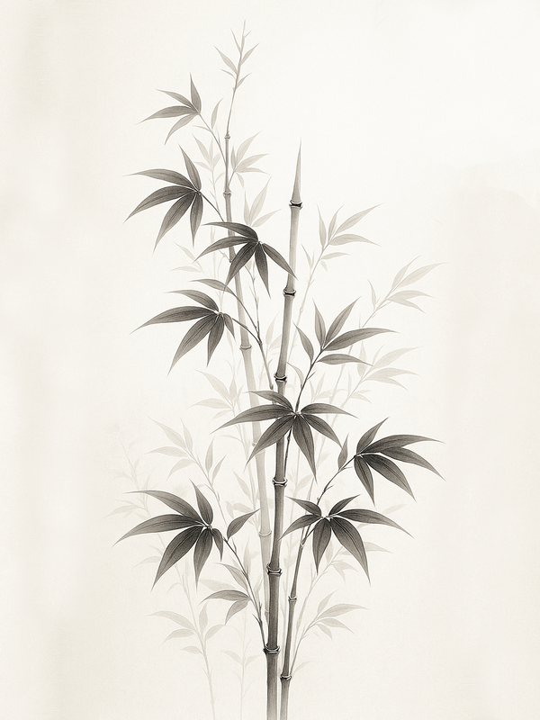 Zen Bamboo Essence Framed Poster