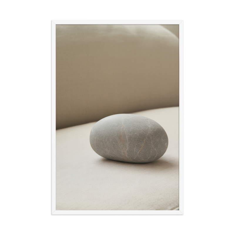 Stone Calm Premium Framed Poster