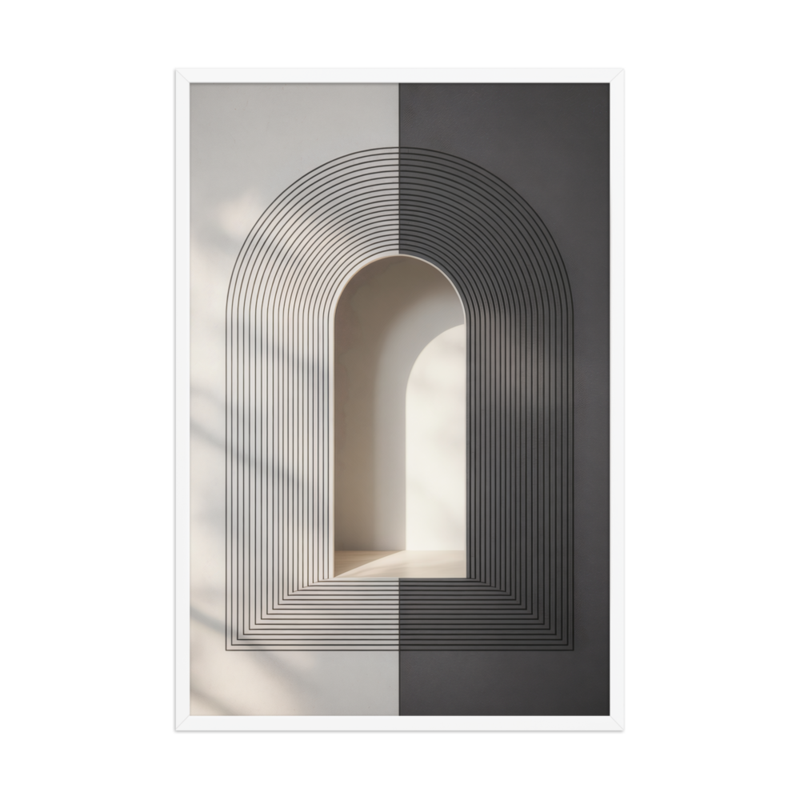 Serene Infinity Framed Poster