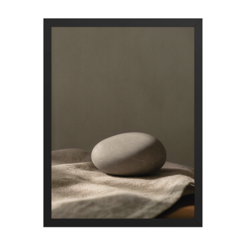 Echo Stone Minimalist Framed Poster