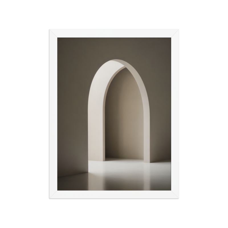 Silent Gate Calming Framed Poster