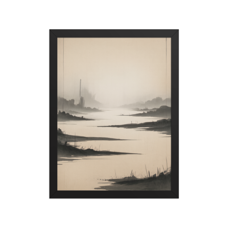 Tranquil Anduin River Framed Poster