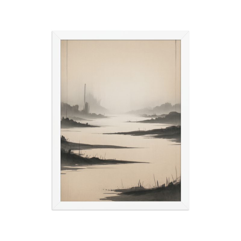 Tranquil Anduin River Framed Poster