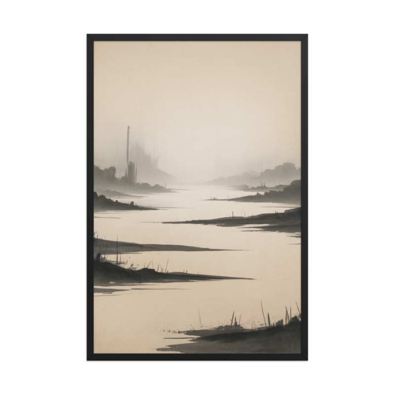 Tranquil Anduin River Framed Poster
