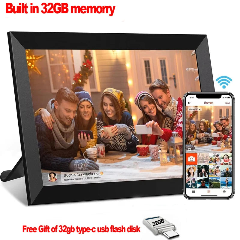 Zen Digital Picture Frame 10.1 Inch 32GB/64GB Smart WiFi