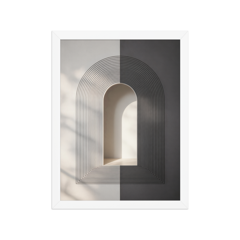 Serene Infinity Framed Poster
