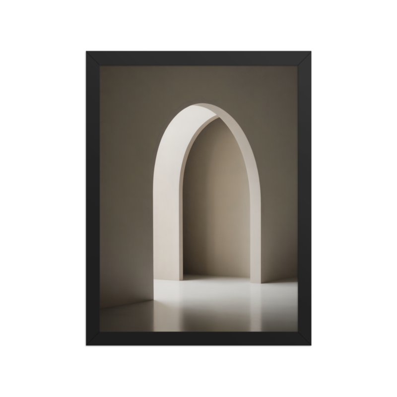 Silent Gate Calming Framed Poster