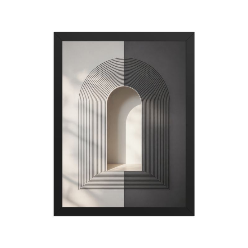 Serene Infinity Framed Poster