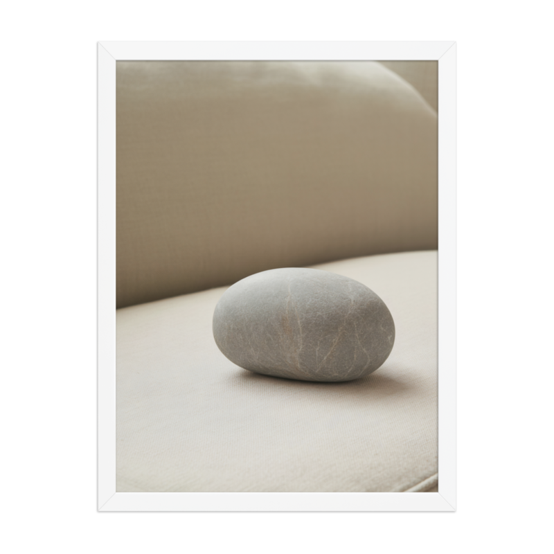 Stone Calm Premium Framed Poster
