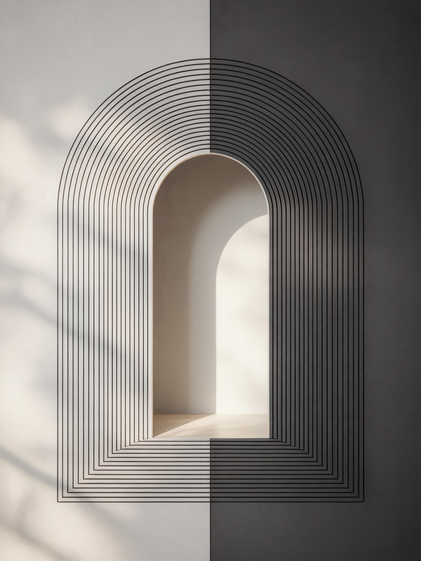 Serene Infinity Framed Poster