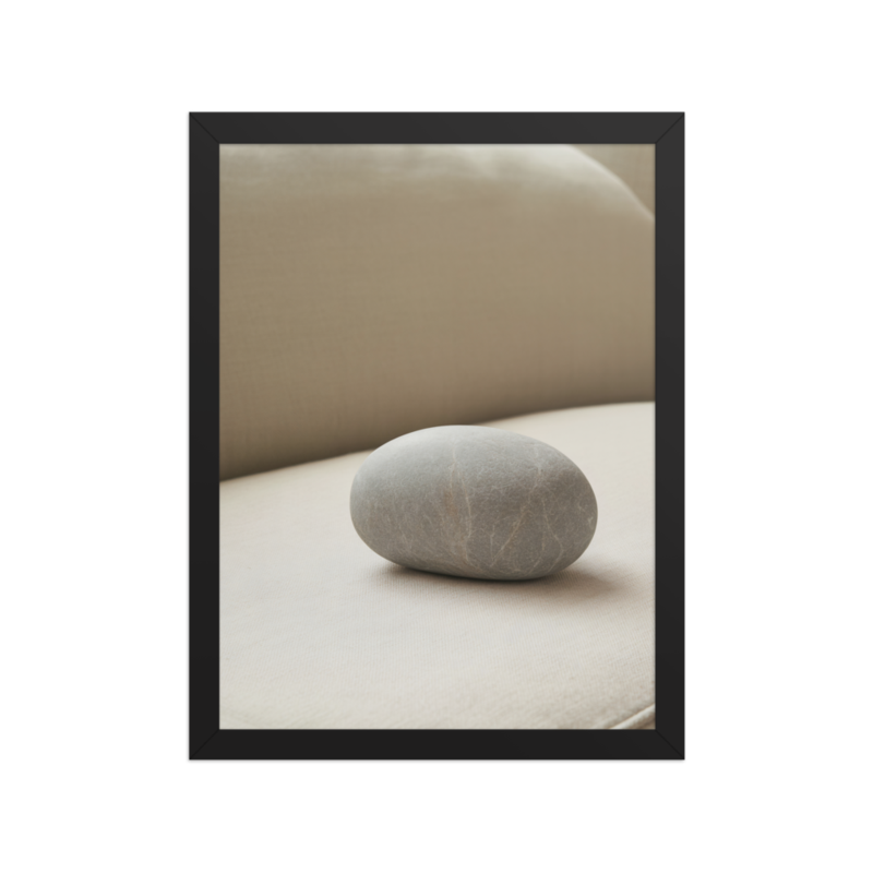 Stone Calm Premium Framed Poster