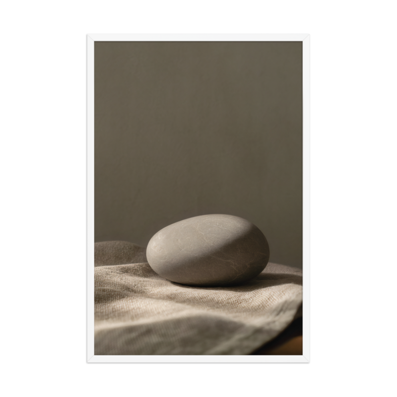 Echo Stone Minimalist Framed Poster
