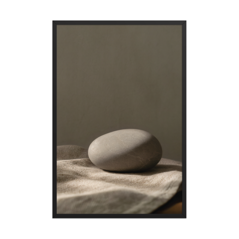 Echo Stone Minimalist Framed Poster