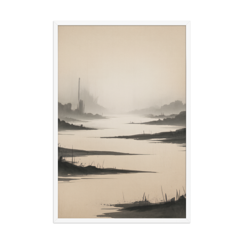 Tranquil Anduin River Framed Poster