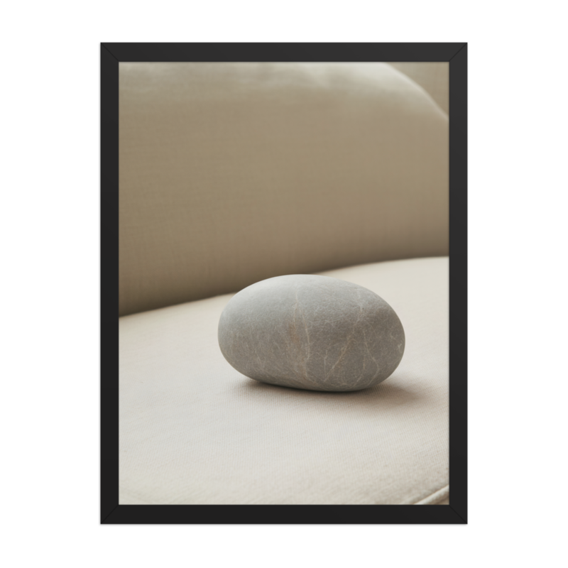 Stone Calm Premium Framed Poster