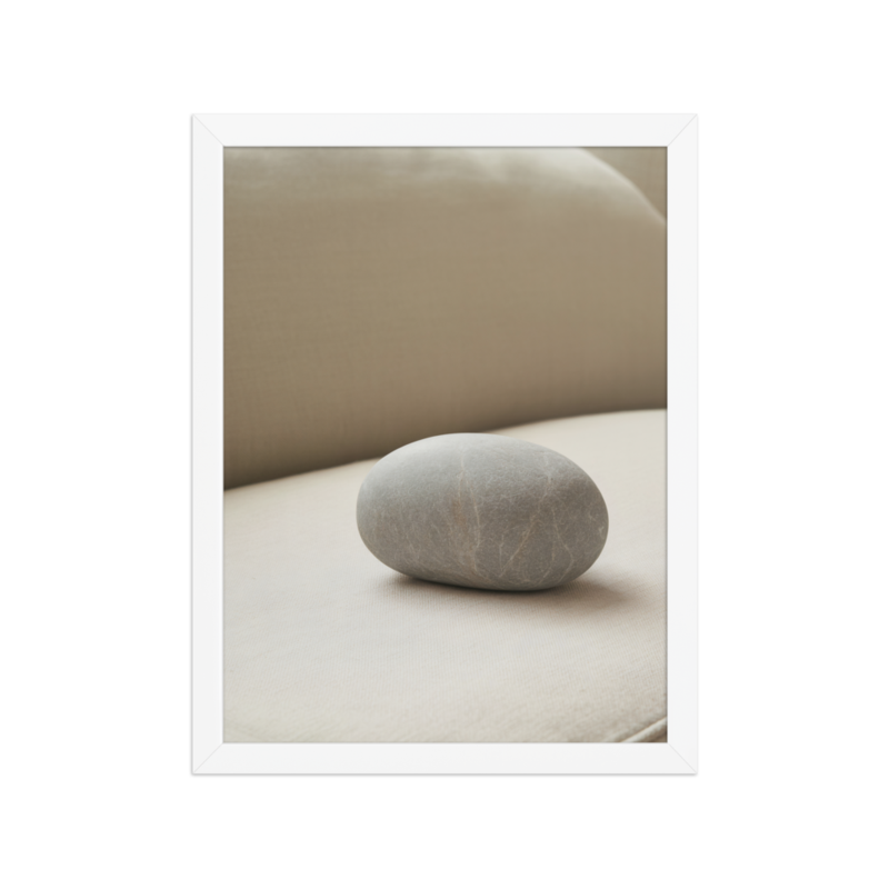 Stone Calm Premium Framed Poster
