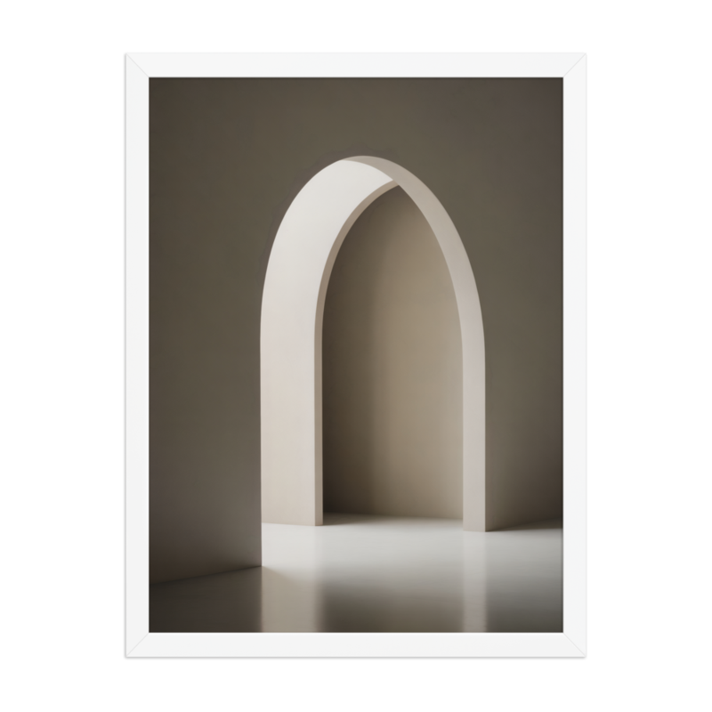 Silent Gate Calming Framed Poster